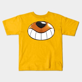 Pool toy muzzle, Orange Kids T-Shirt